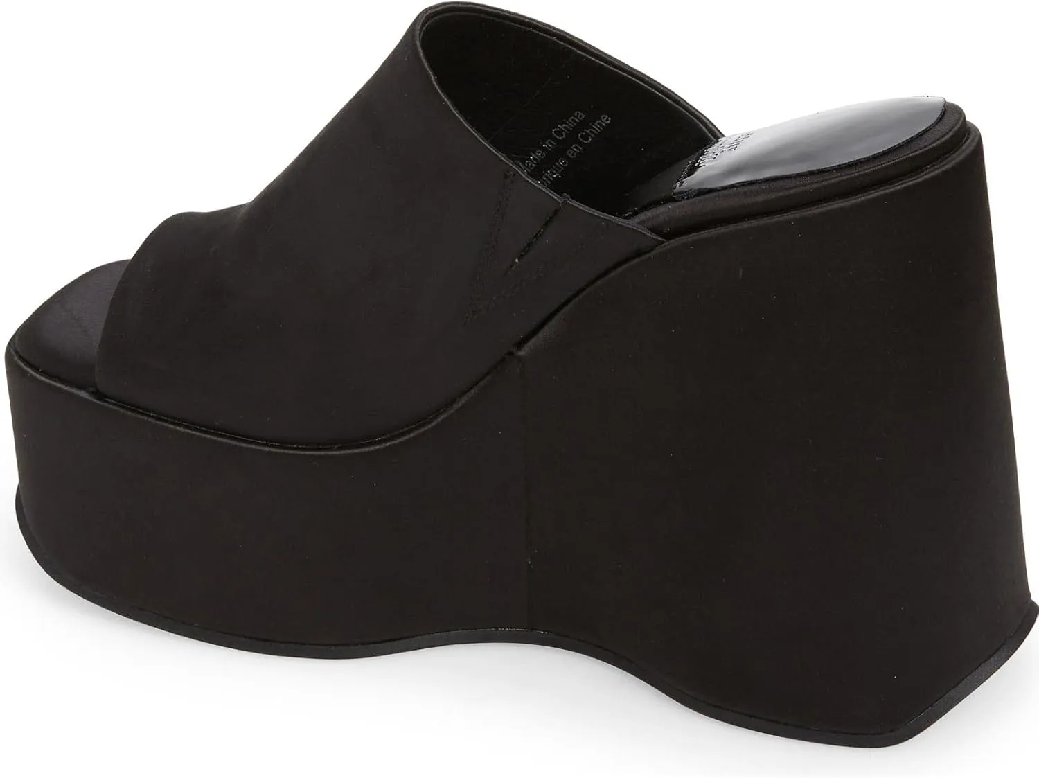 Jeffrey Campbell HIGH-UP Sandals Black Satin