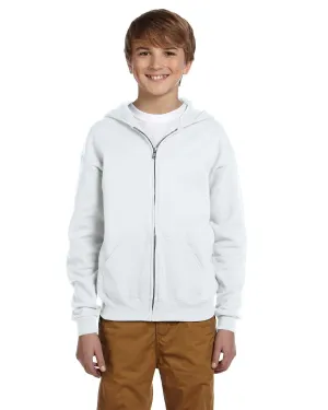Jerzees Youth NuBlend Full-Zip Hooded Sweatshirt