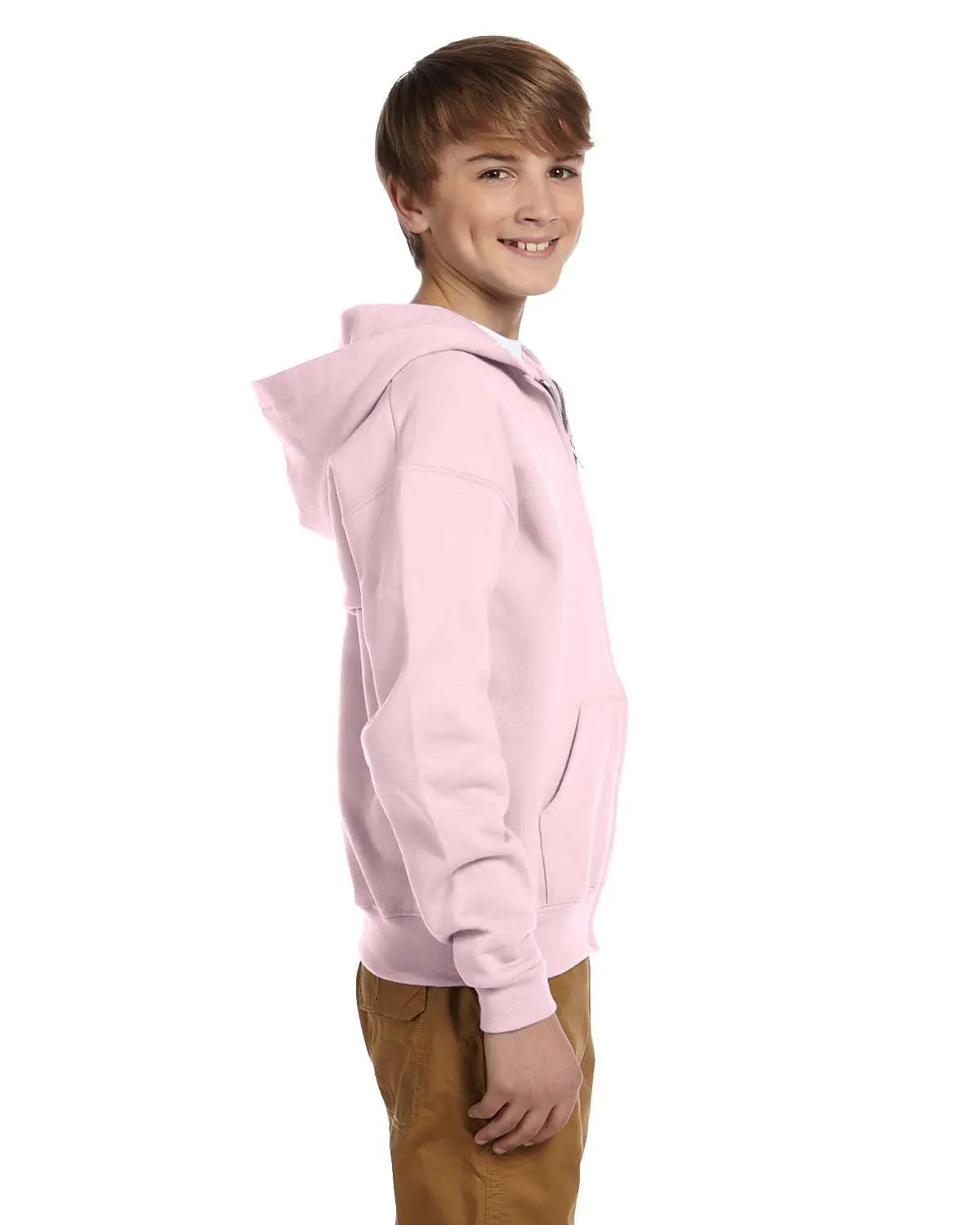 Jerzees Youth NuBlend Full-Zip Hooded Sweatshirt