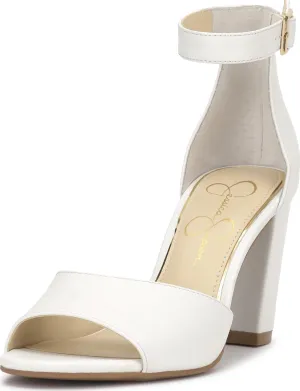 Jessica Simpson Women's Sherron Ankle Strap Block Heel Sandals