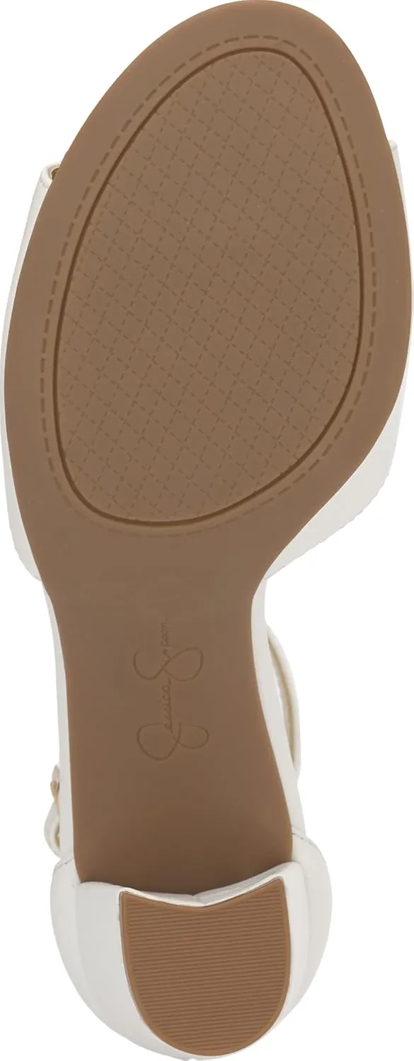 Jessica Simpson Women's Sherron Ankle Strap Block Heel Sandals