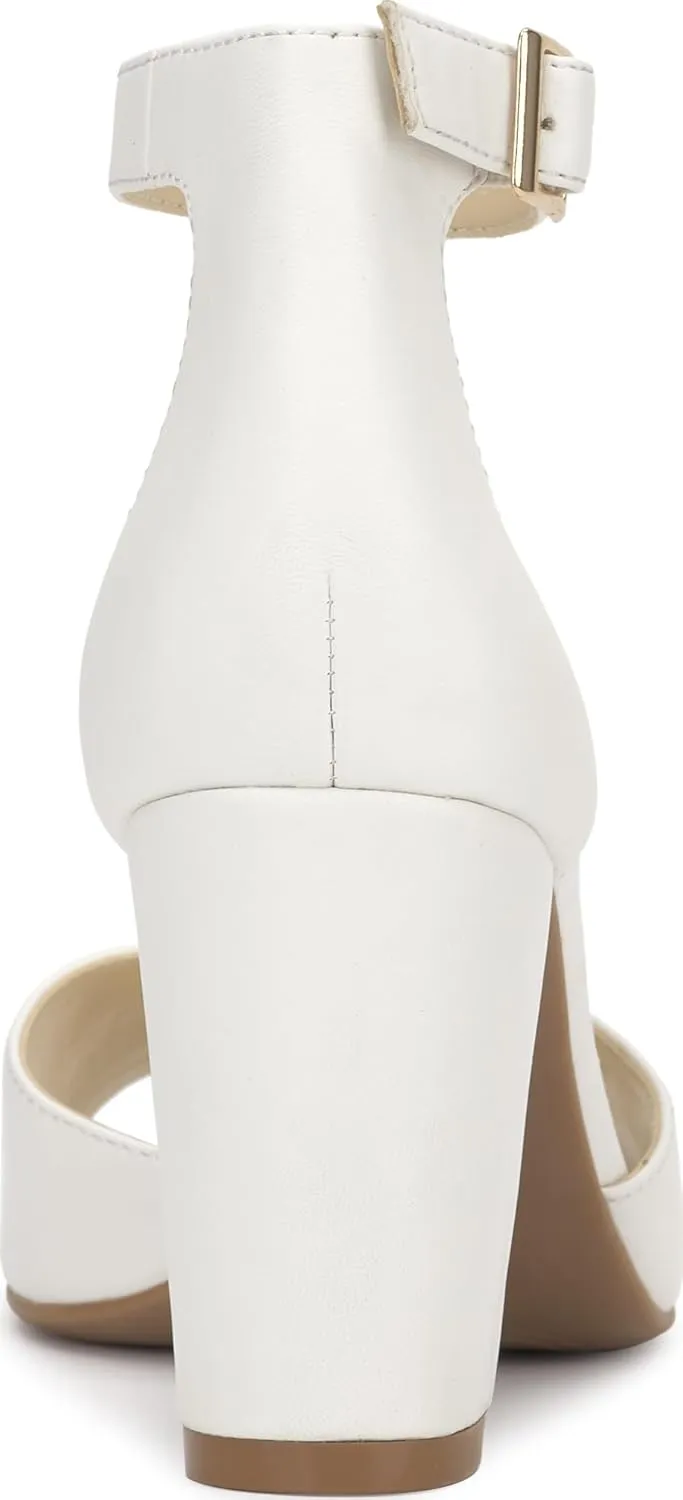 Jessica Simpson Women's Sherron Ankle Strap Block Heel Sandals