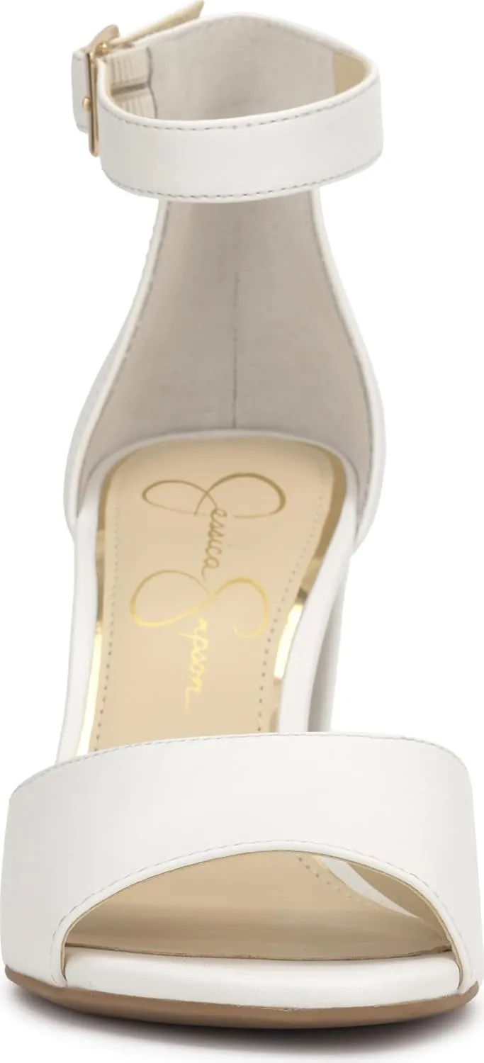 Jessica Simpson Women's Sherron Ankle Strap Block Heel Sandals