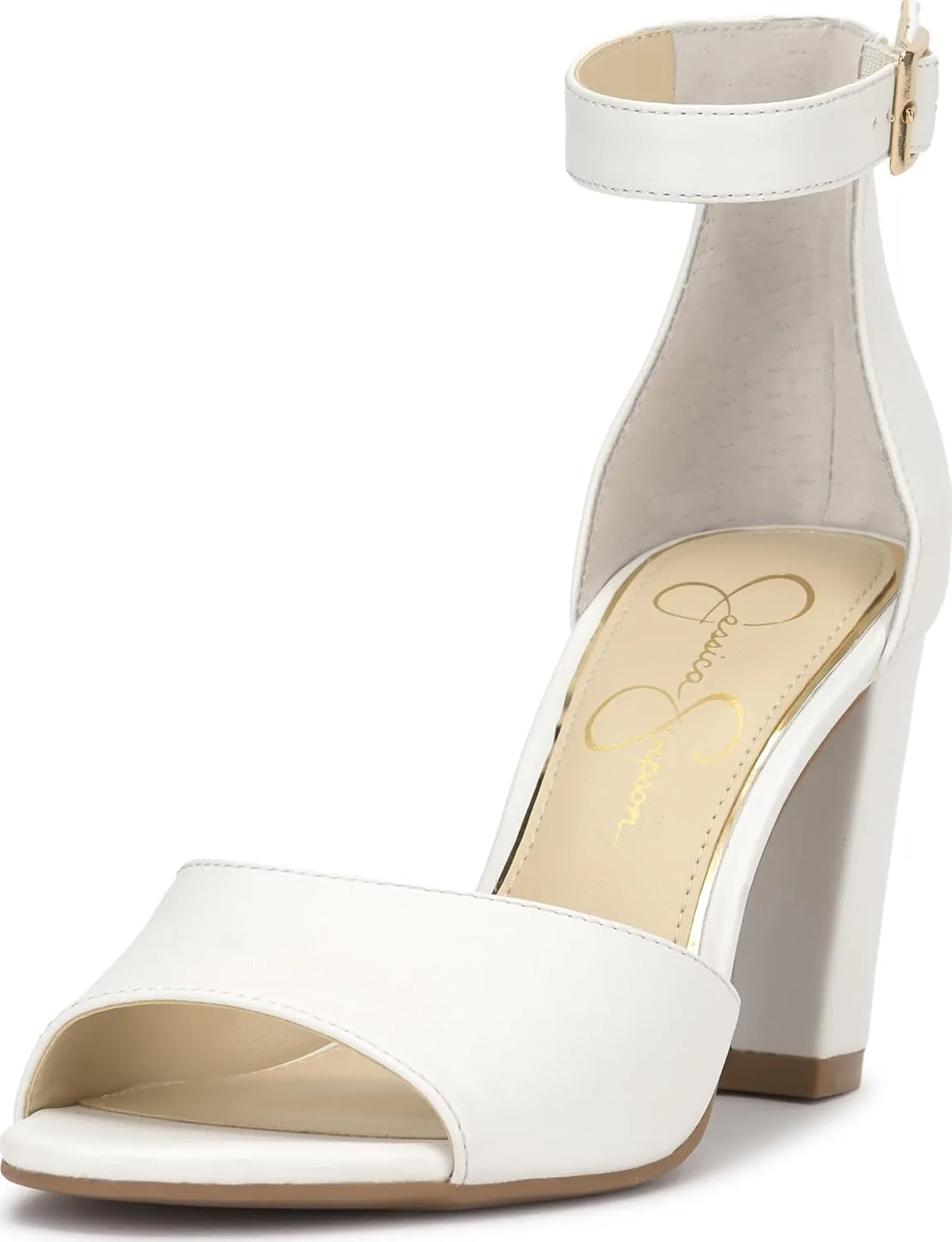 Jessica Simpson Women's Sherron Ankle Strap Block Heel Sandals