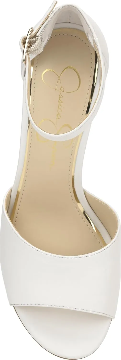 Jessica Simpson Women's Sherron Ankle Strap Block Heel Sandals