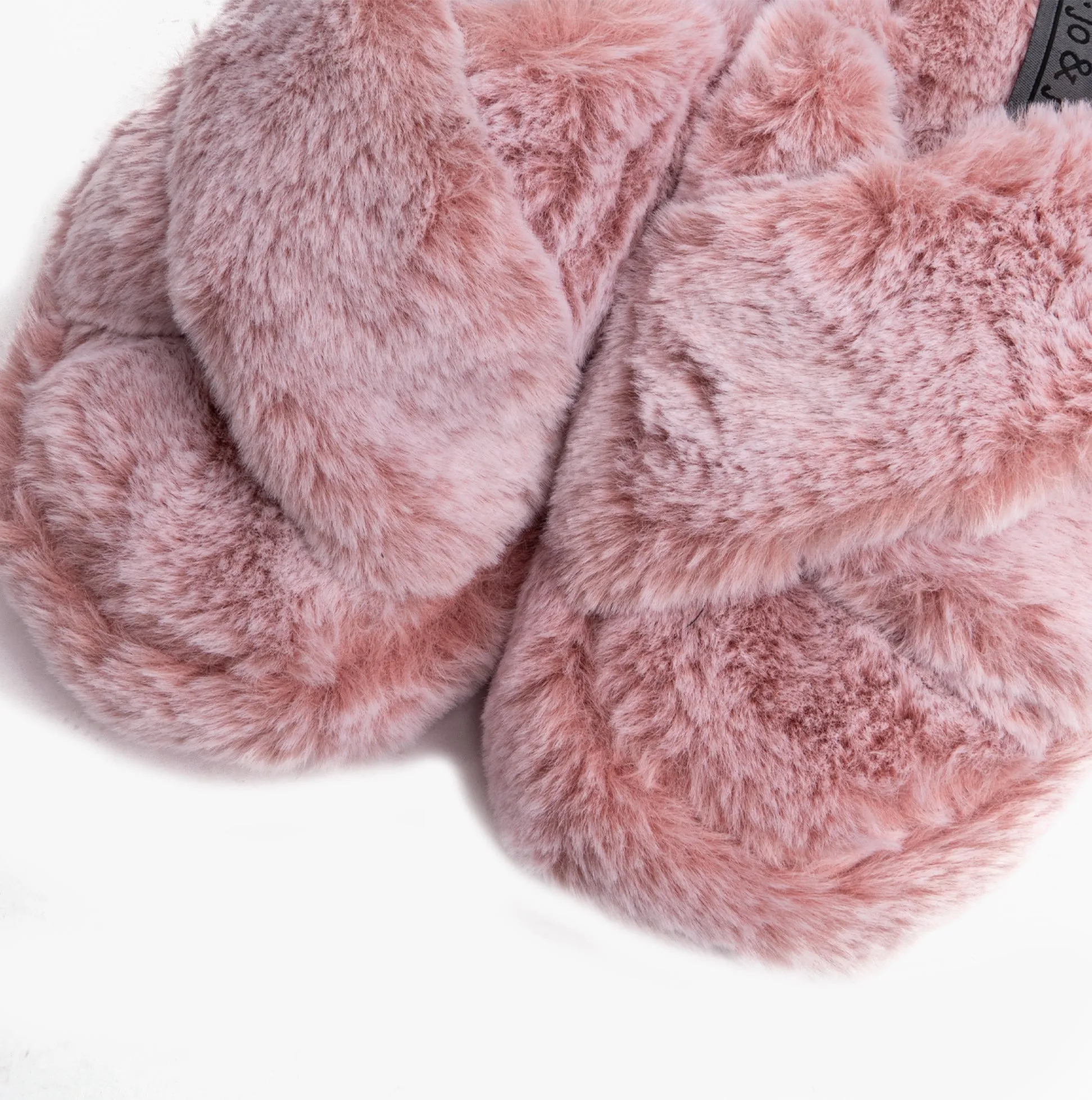 Jo & Joe COSY Womens Slippers Pink
