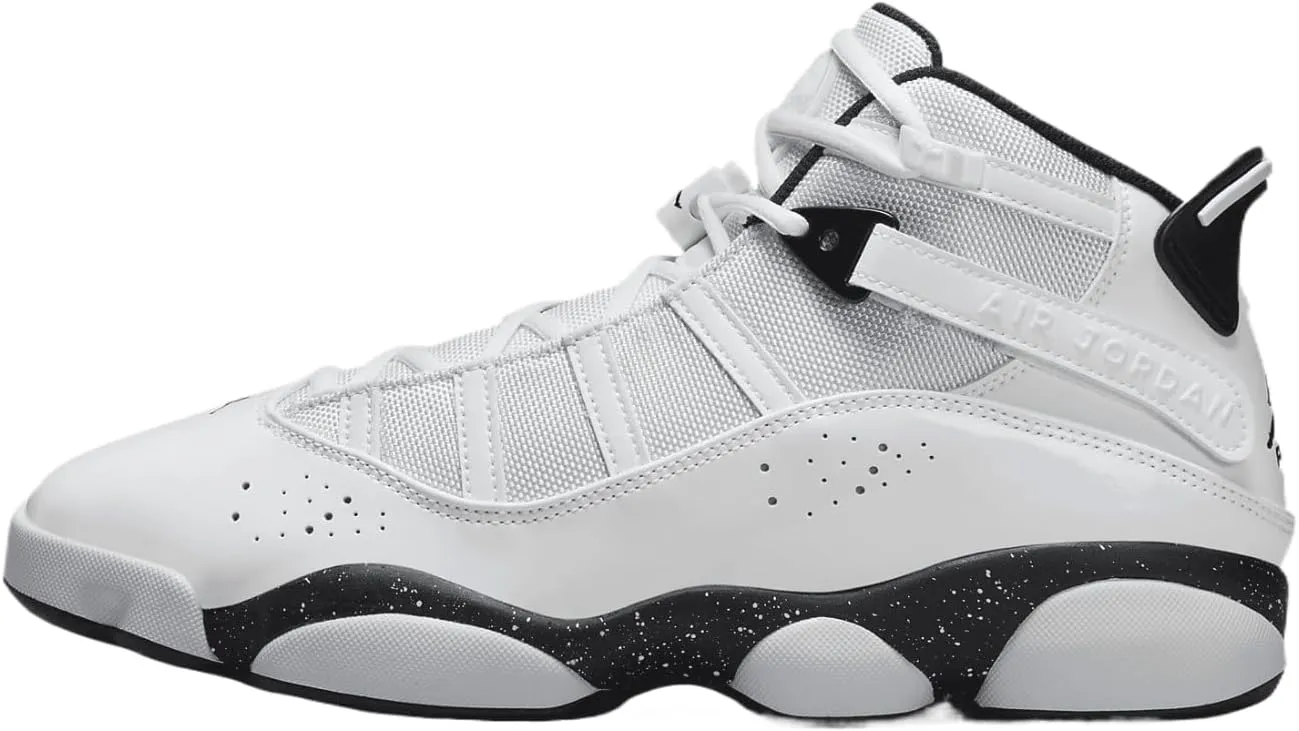 Jordan 6 Rings Men's Shoes (322992-111, White/Black-White)