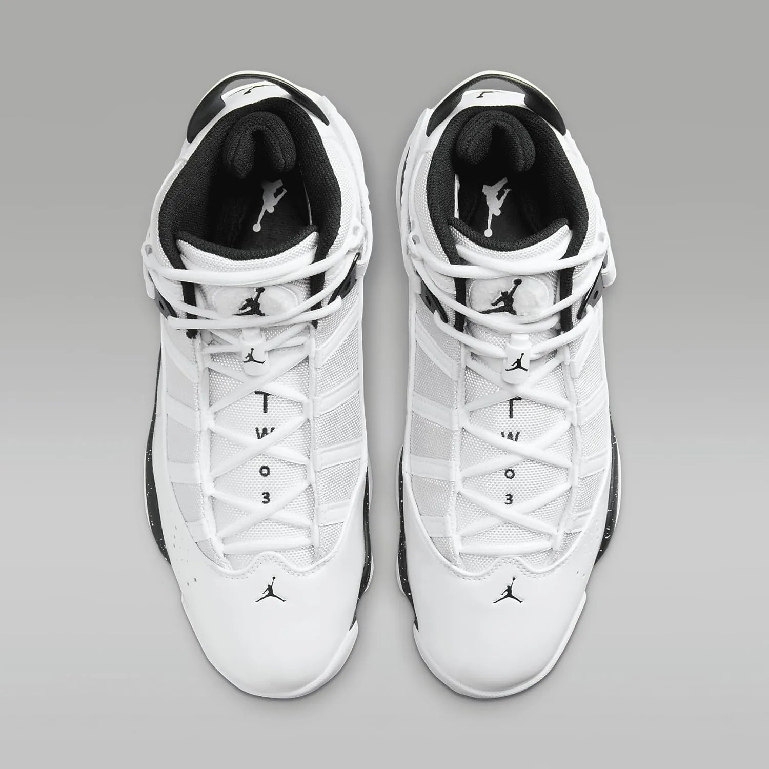 Jordan 6 Rings Men's Shoes (322992-111, White/Black-White)