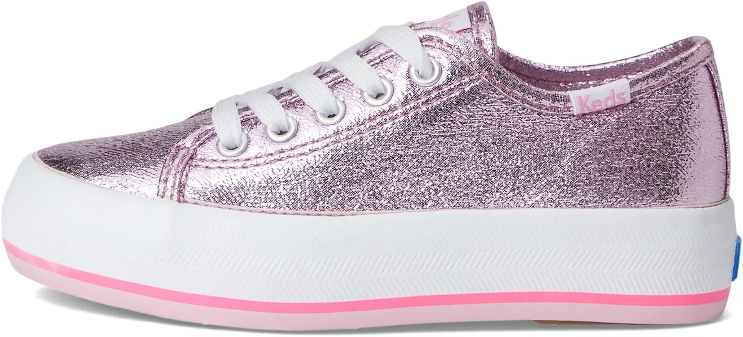 Keds Girl's Triple Up Bottom Stripe (Little Big Kid) Sneaker