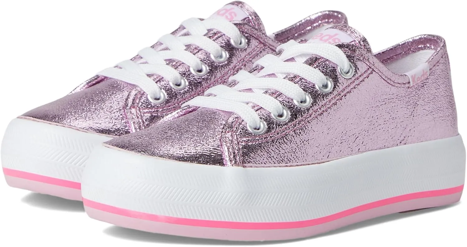 Keds Girl's Triple Up Bottom Stripe (Little Big Kid) Sneaker