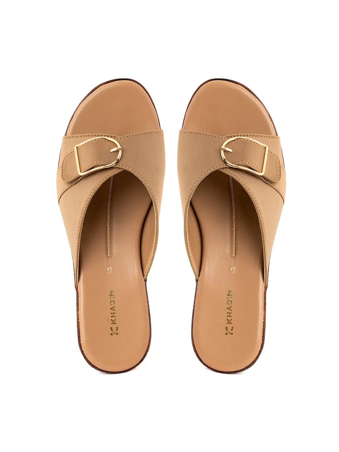 Khadim Wedge Heel Mule Slip On Sandal for Women