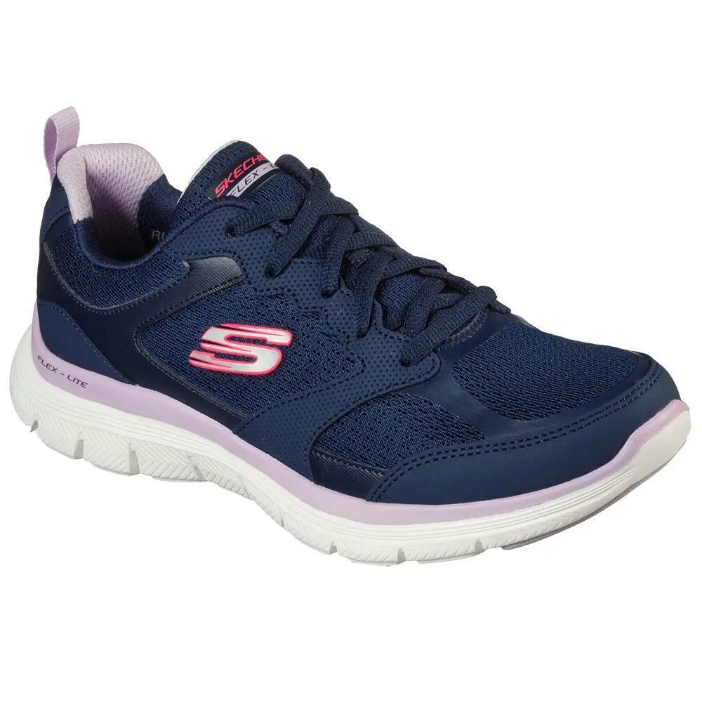 Ladies Skechers Active Flow Trainers 149305/NVY
