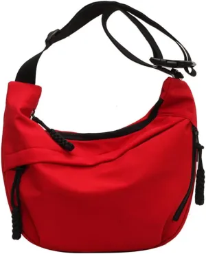 Large Oxford Sporty Crossbody Bag Shoulder Purse for Women Men Trendy