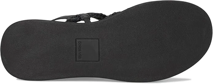 Leather Gatsby Verified transactions Wedge Buckle Open Black Sandals Vita Dolce Strappy Percentage-off Heeled Toe