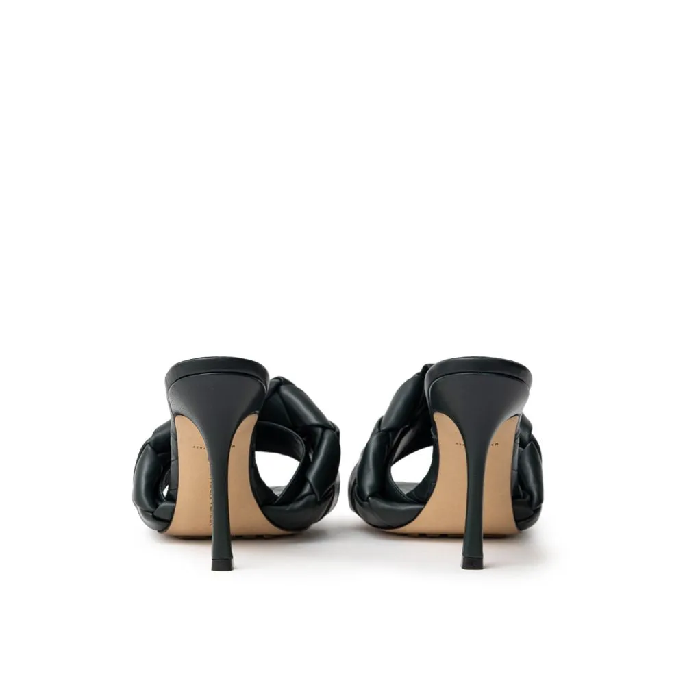 Leather Sandal Free returns Beautifully crafted Veneta Bottega Green