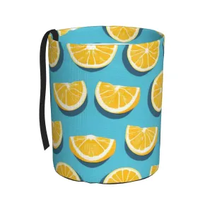Lemon Wedges Printed Hanging car Trash can-Suitable for All Types of Cars, Keep The car Clean.