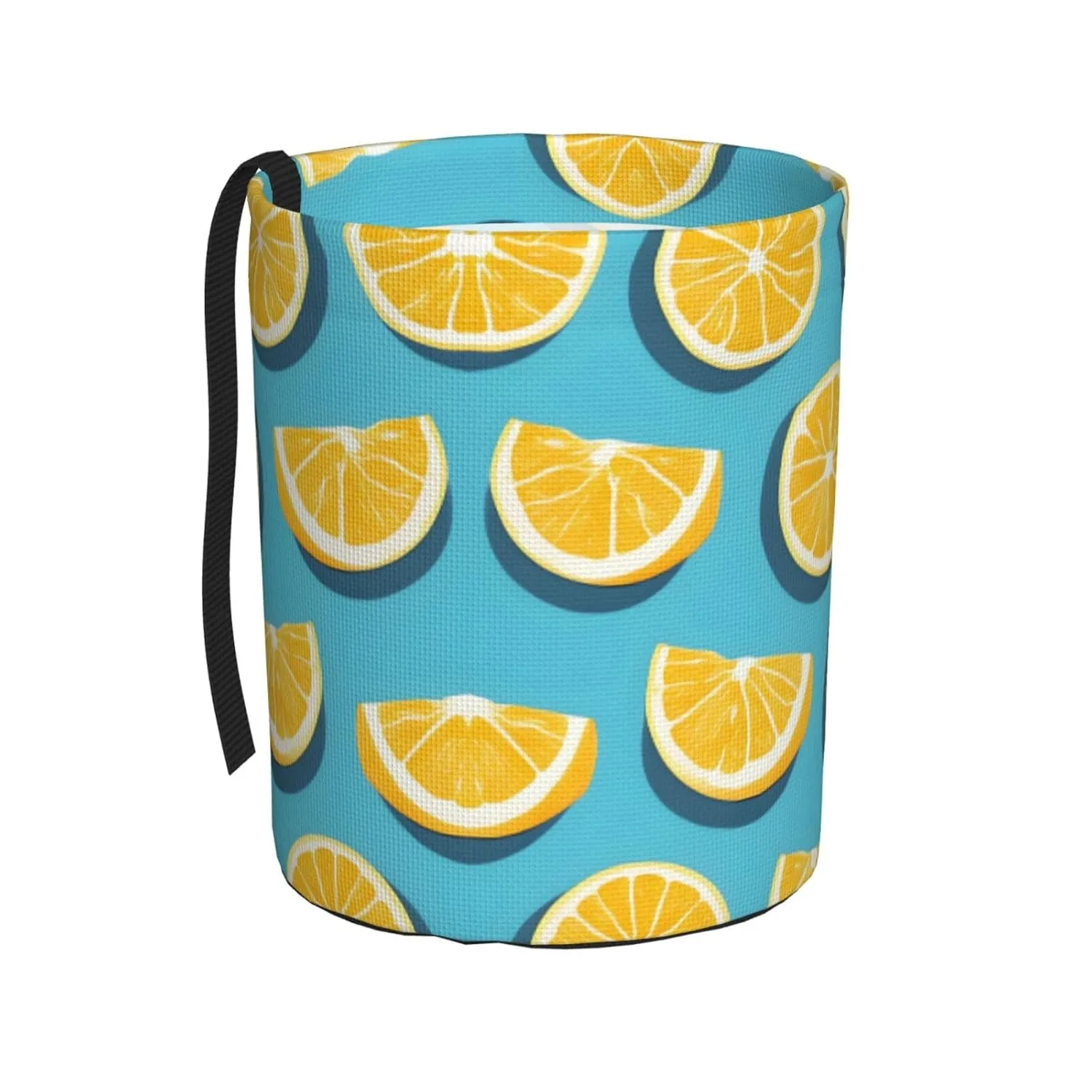 Lemon Wedges Printed Hanging car Trash can-Suitable for All Types of Cars, Keep The car Clean.