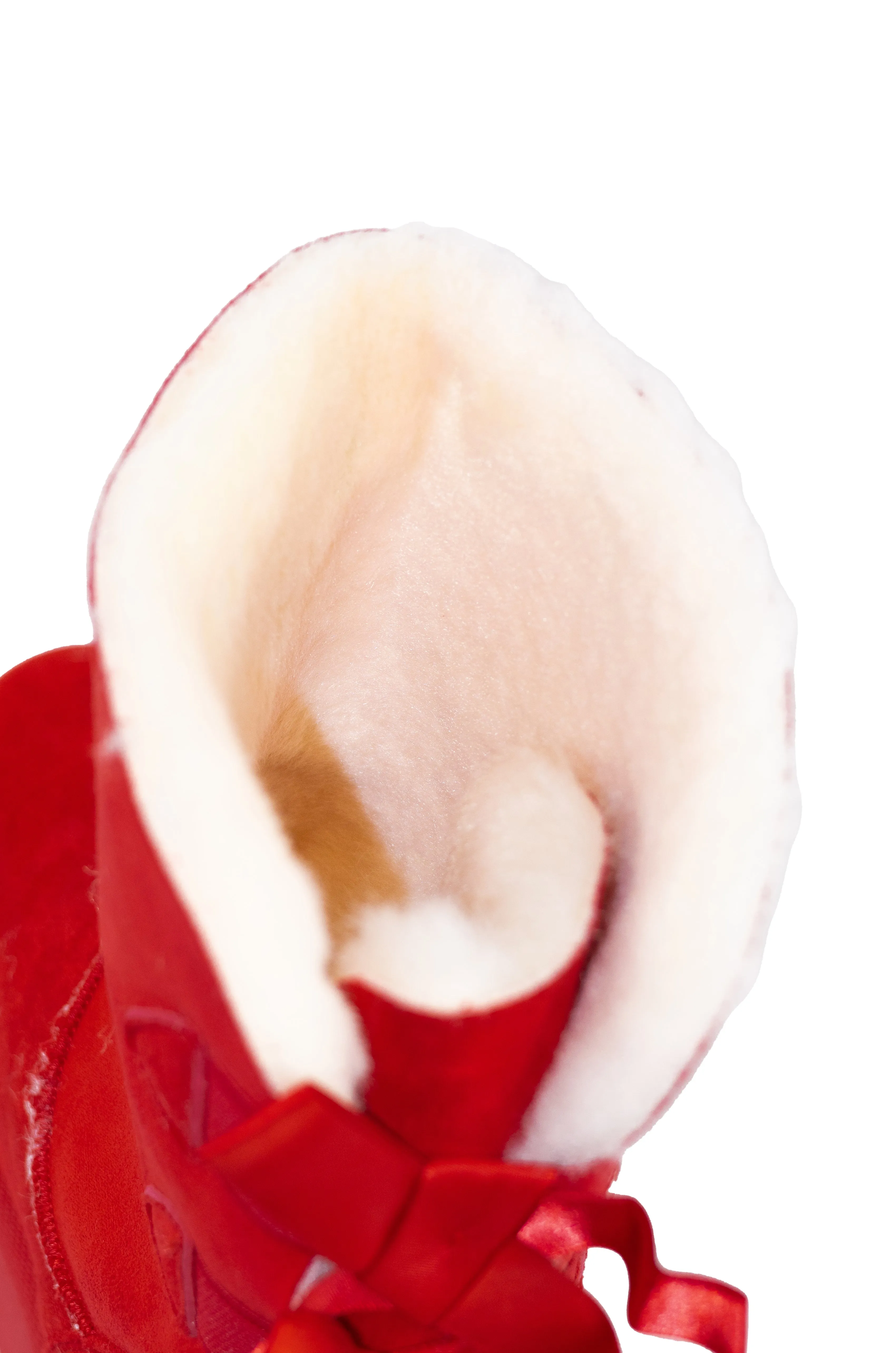 Liliana - Faux Fur Boots with Satin Bow, Flat Platform Design, Perfect for Adding a Feminine Touch to Winter Outfits