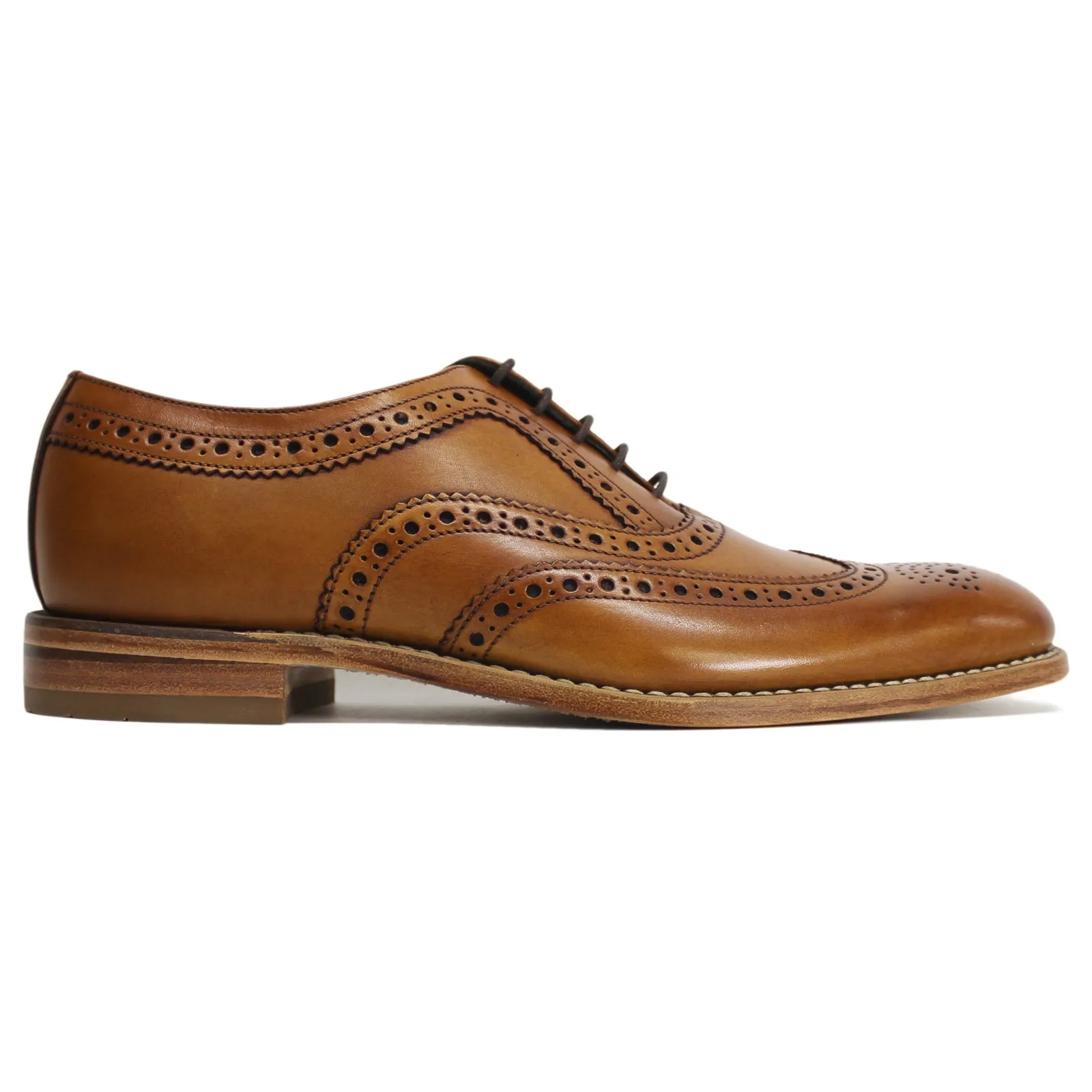 Loake Fearnley Polished Leather Men's Brogue Shoes