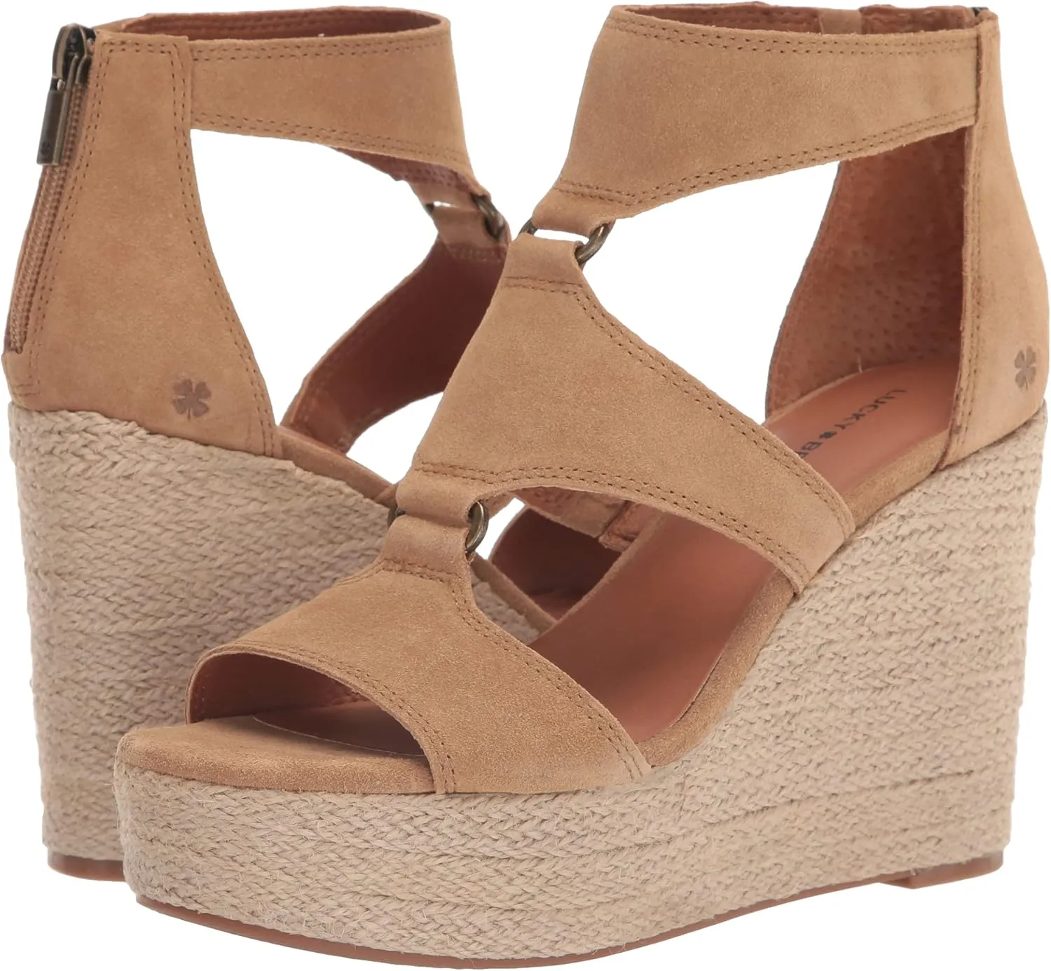 Lucky Brand Women's Rillyon Platform Wedge Sandal