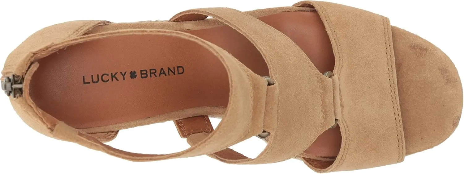 Lucky Brand Women's Rillyon Platform Wedge Sandal