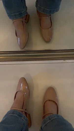 Maryjane Flat - Nude