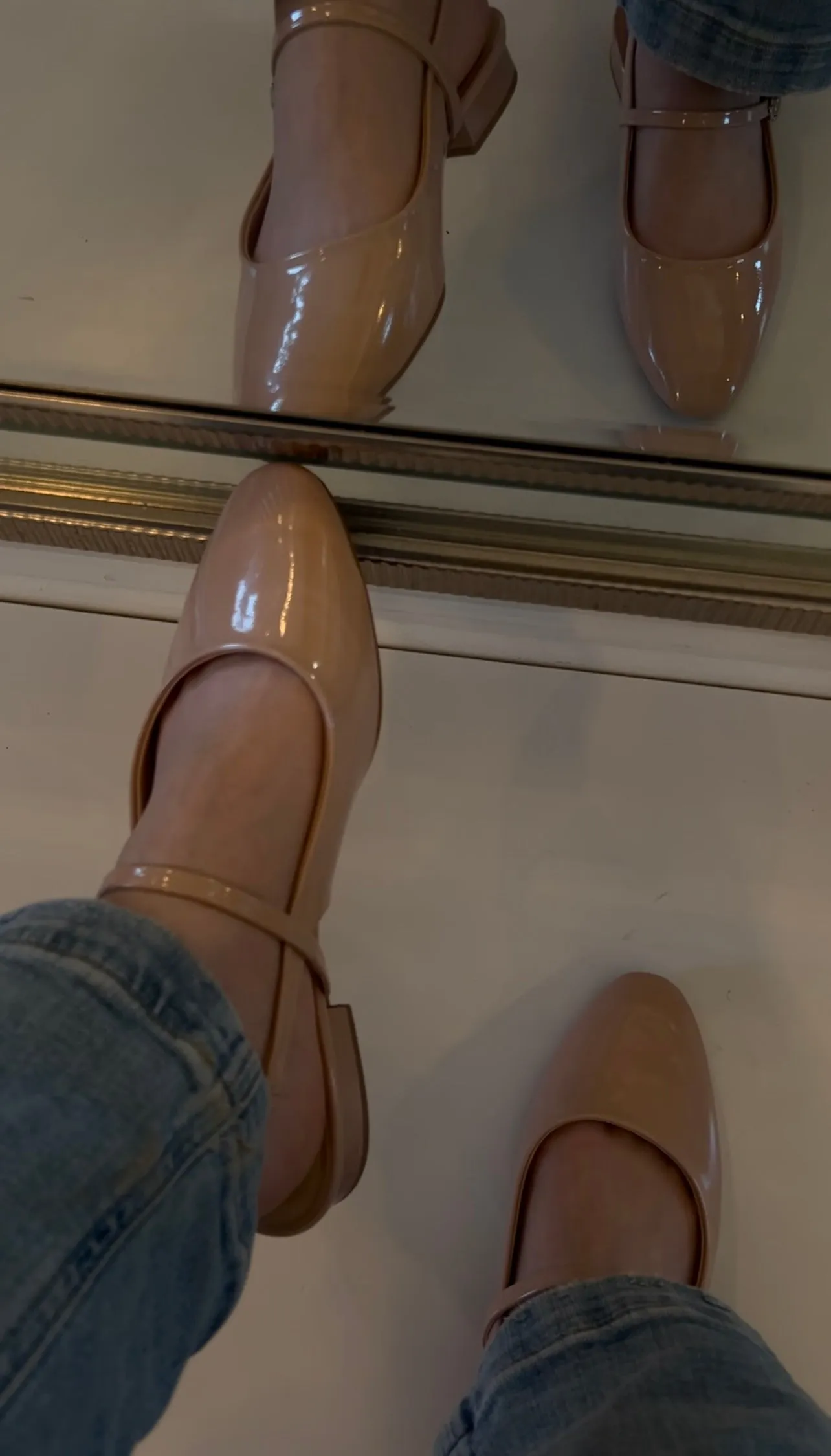 Maryjane Flat - Nude