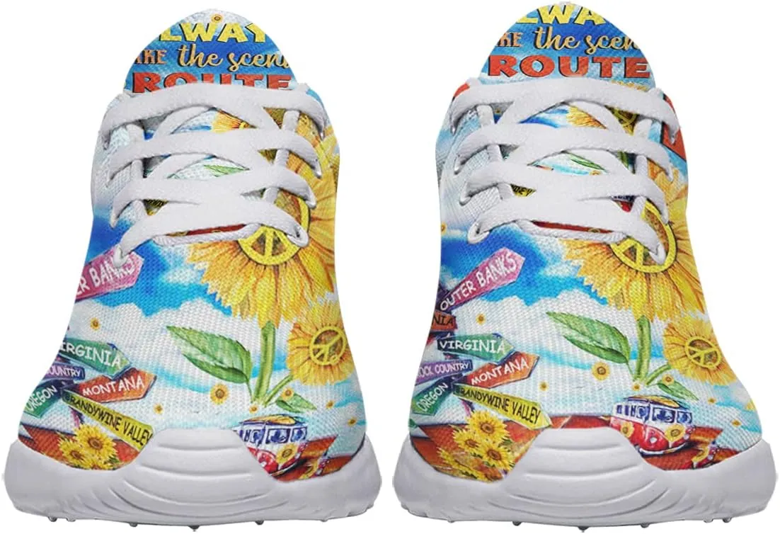 Men Women Fashion Running Sneakers Breathable Casual Sport Tennis Shoes Gift for Him Her