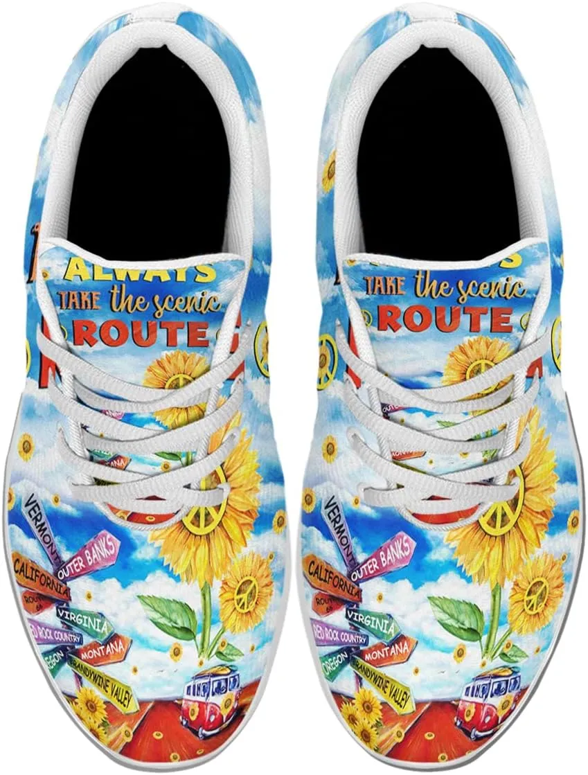 Men Women Fashion Running Sneakers Breathable Casual Sport Tennis Shoes Gift for Him Her