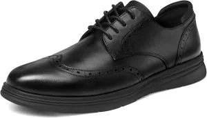 Men's Dress Sneakers Lightweight Casual Business Wingtip Oxford Shoes