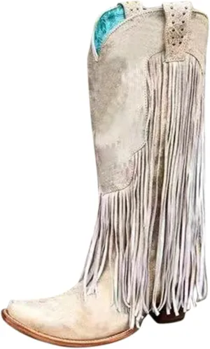 Mid Calf Rain Boots for Women Wide White Cowgirl Boots Short Heel Brown Riding Boots for Women Extra Wide Calf Women's Brown Boots Wide Mid Calf Womens Wide Width Wide Calf Brown Mid Calf Boots
