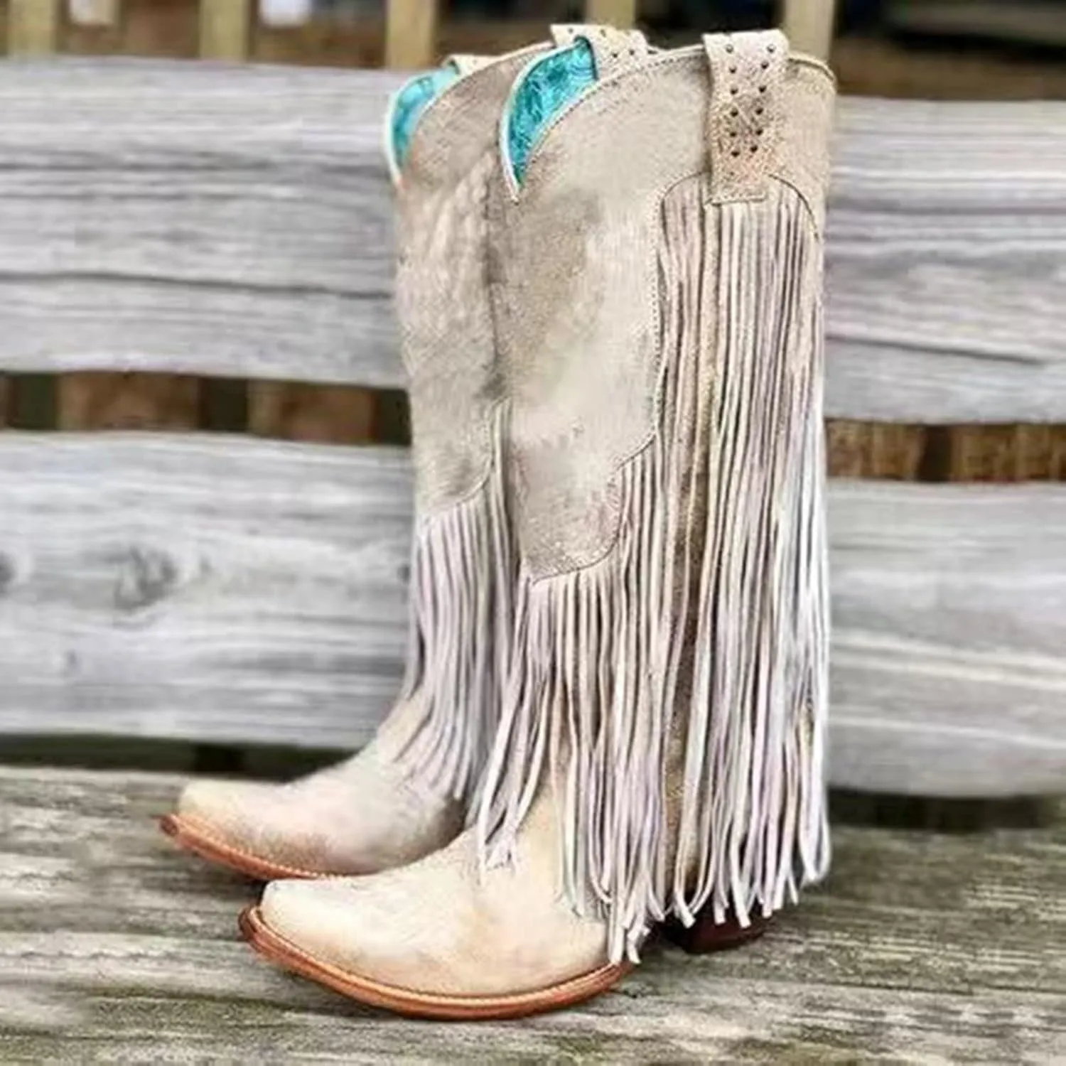 Mid Calf Rain Boots for Women Wide White Cowgirl Boots Short Heel Brown Riding Boots for Women Extra Wide Calf Women's Brown Boots Wide Mid Calf Womens Wide Width Wide Calf Brown Mid Calf Boots