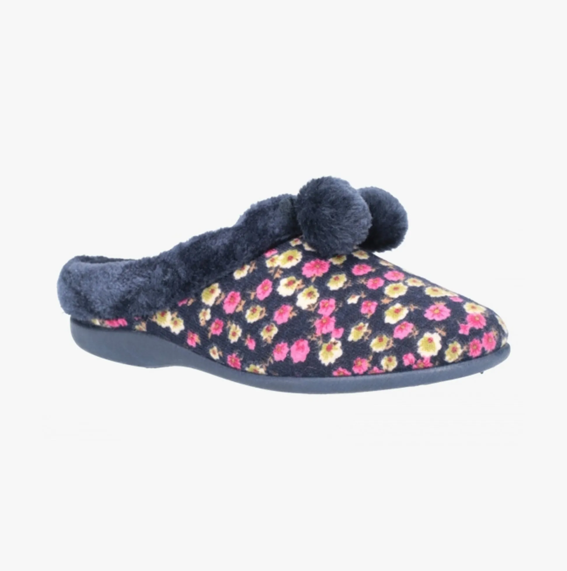 Mirak CHABILIS Womens Textile Mule Slippers Floral