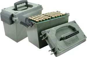 MTM SD-100-12-09 Shotshell Dry Box, 100 Round, 12 Gauge up to 3.5", USA Made, Wild Camo