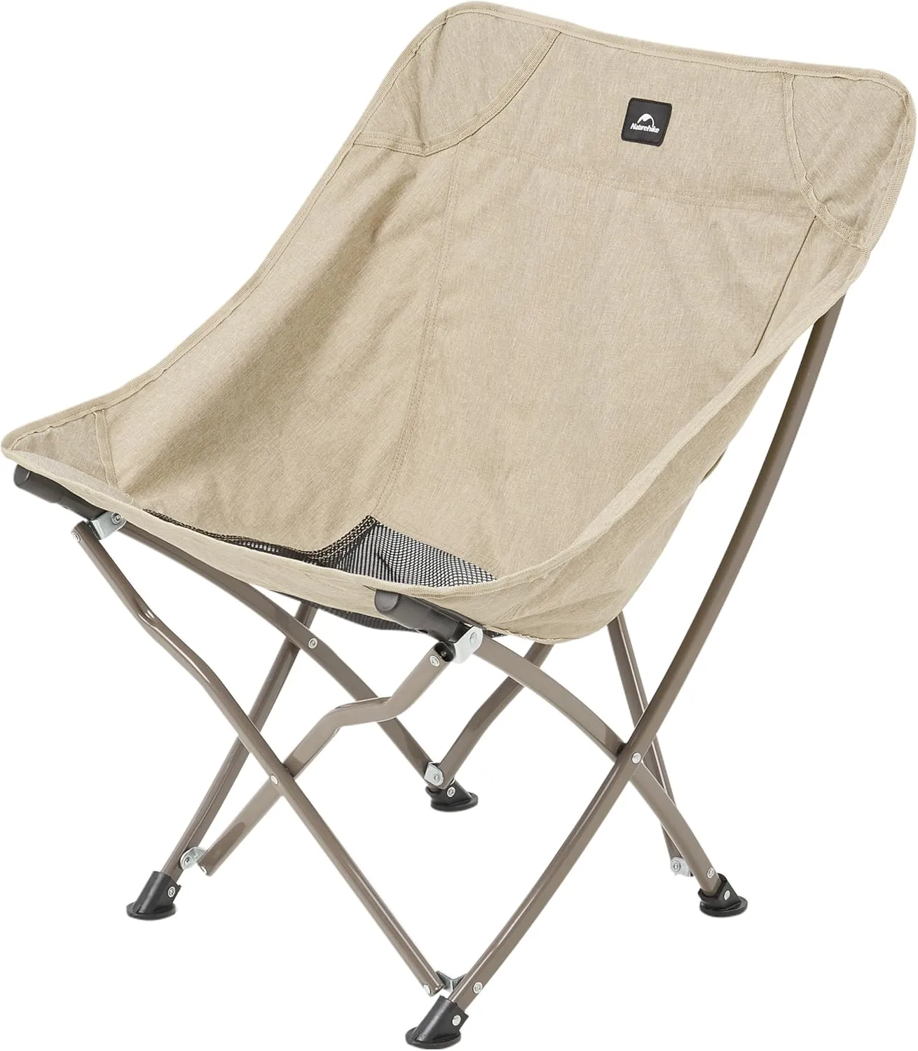 Naturehike Folding Camping Chair, Outdoor Portable Compact Chair, Collapsible & Comfortable Chair Heavy Duty for Travel Picnic Hiking Fishing Beach, Lightweight Backpack Chair Festival Gift, Sand