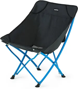 Naturehike Lightweight Camping Chair, Black