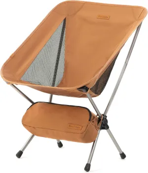 Naturehike YL08 Ultralight Camping Chair, 2.12 LBS Portable Backpacking Chair with Storage Bag & Anti-Sinking Feet, Lightweight Compact Collapsible Camp Chair