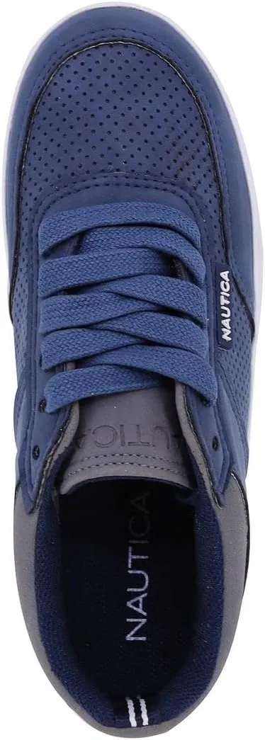 Nautica Kids Boys Lace-Up Fashion Sneakers Low-Top Dress Shoes for Youth - (Big Kid/Little Kid)