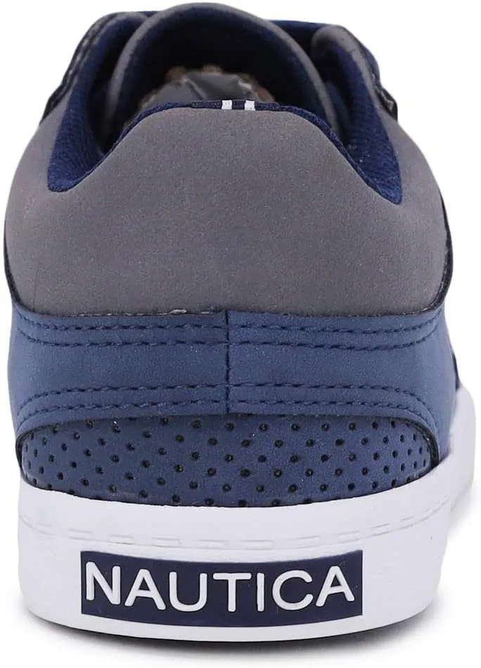 Nautica Kids Boys Lace-Up Fashion Sneakers Low-Top Dress Shoes for Youth - (Big Kid/Little Kid)
