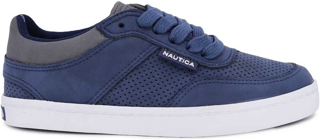 Nautica Kids Boys Lace-Up Fashion Sneakers Low-Top Dress Shoes for Youth - (Big Kid/Little Kid)