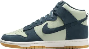 Nike Dunk High Retro SE Men's Shoes (FZ4739-300, Jade Horizon/Phantom/Gum Yellow/Armory Navy)