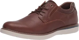 Nunn Bush Men's BAYRIDGE Plain Toe Lightweight Leather LACE-UP Oxford, Brown Multi, 10