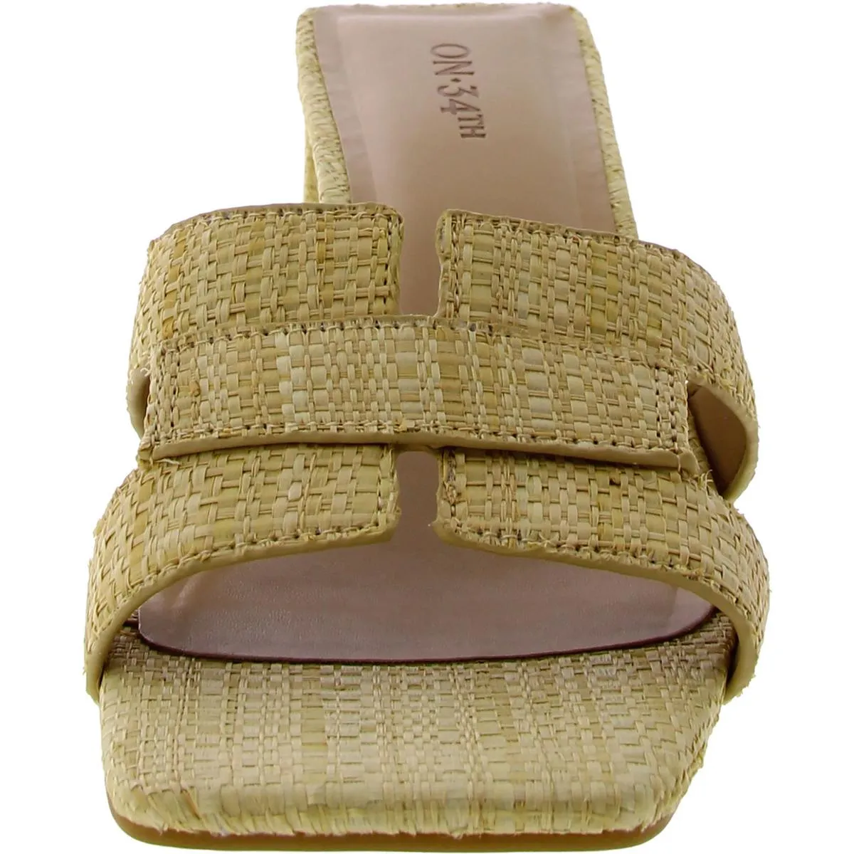 On 34th Womens BEATRIS Slip On Open Toe Mule Sandals