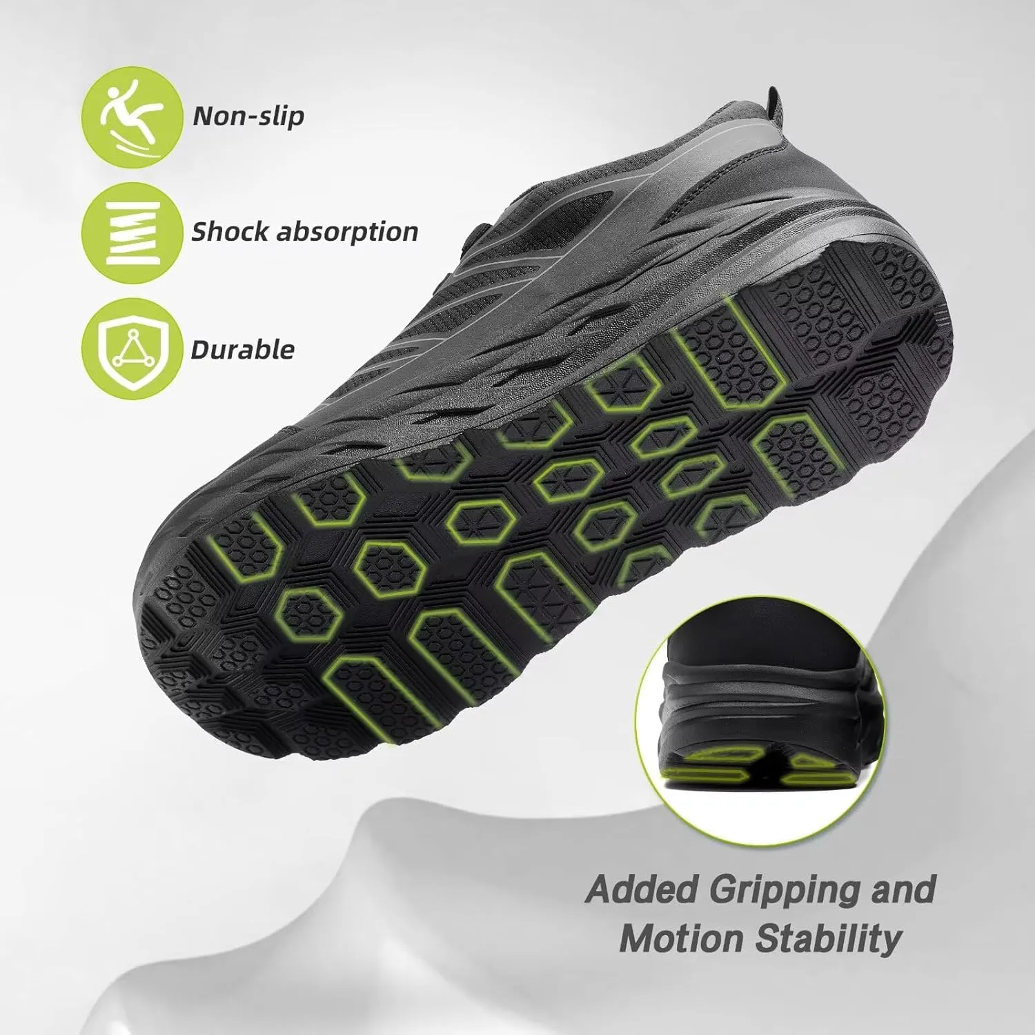 OrthoComfoot Women's Orthopedic Diabetic Wide Walking Shoes: Comfortable Casual Arch Support Plantar Fasciitis Sneakers, Tennis Orthotic High Arch Swollen Feet Work Shoes for Ankle and Heel Pain