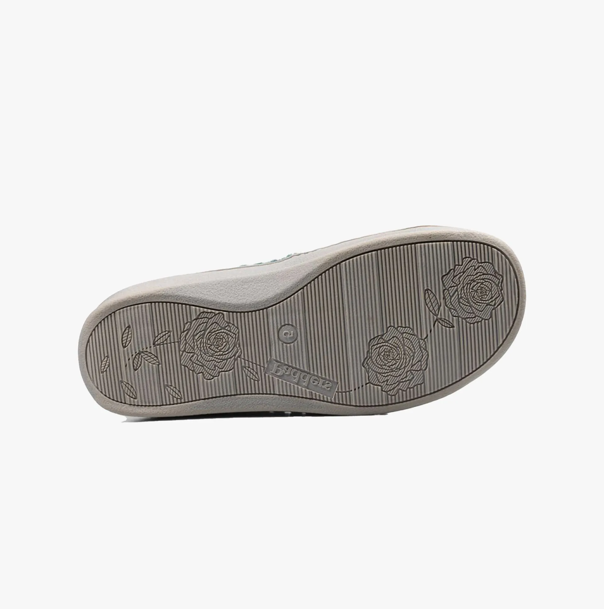 Padders FLO Womens (EE Fit) Slippers Grey Popcorn
