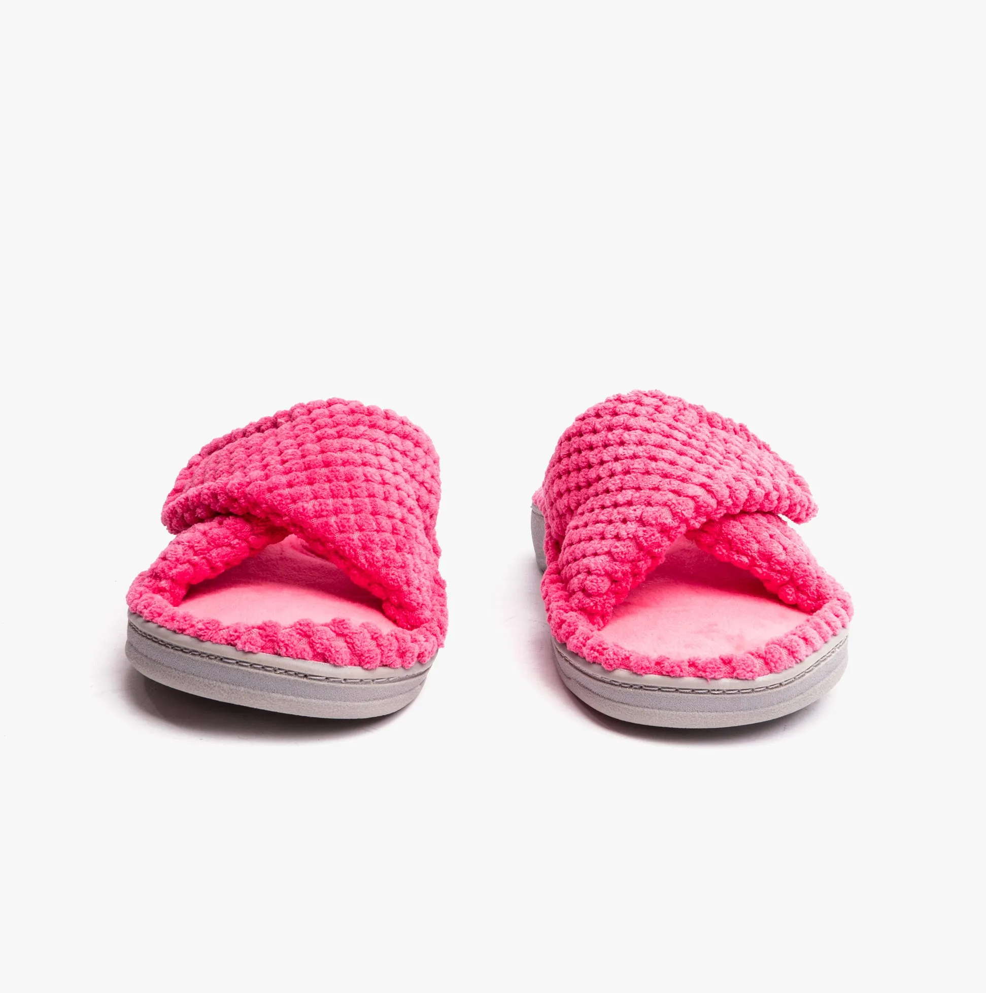 Padders FLO Womens (EE Fit) Slippers Pink Popcorn
