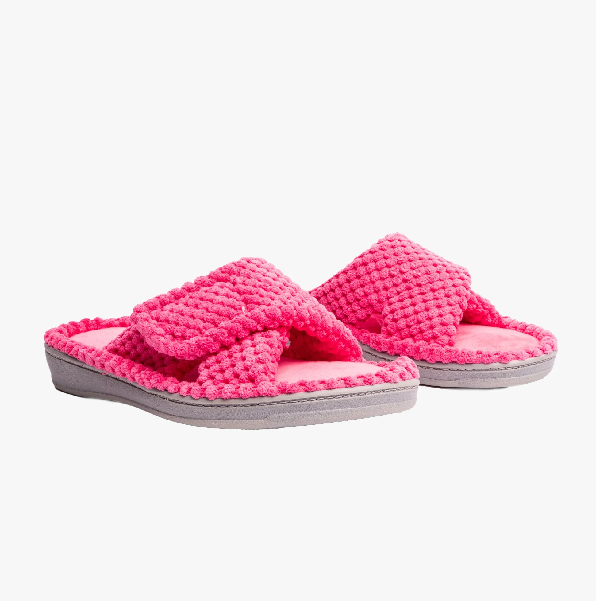 Padders FLO Womens (EE Fit) Slippers Pink Popcorn