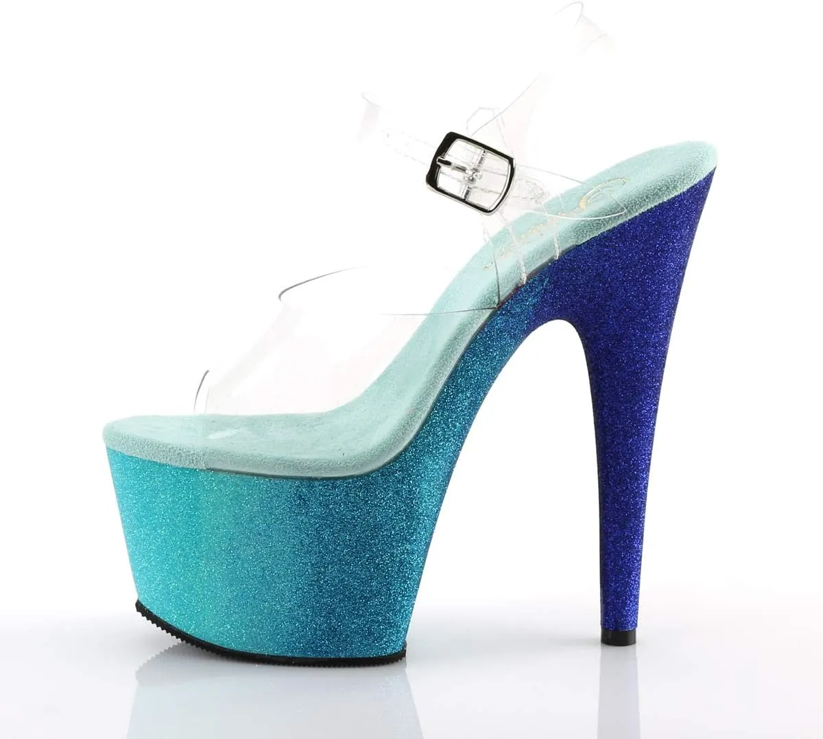 Pleaser Women's Adore-708OMBRE Ankle-Strap Sandal