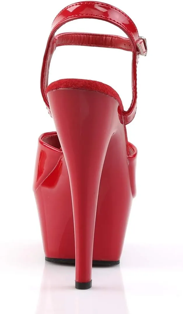 Pleaser Women's Kiss-209 Ankle-Strap Sandal