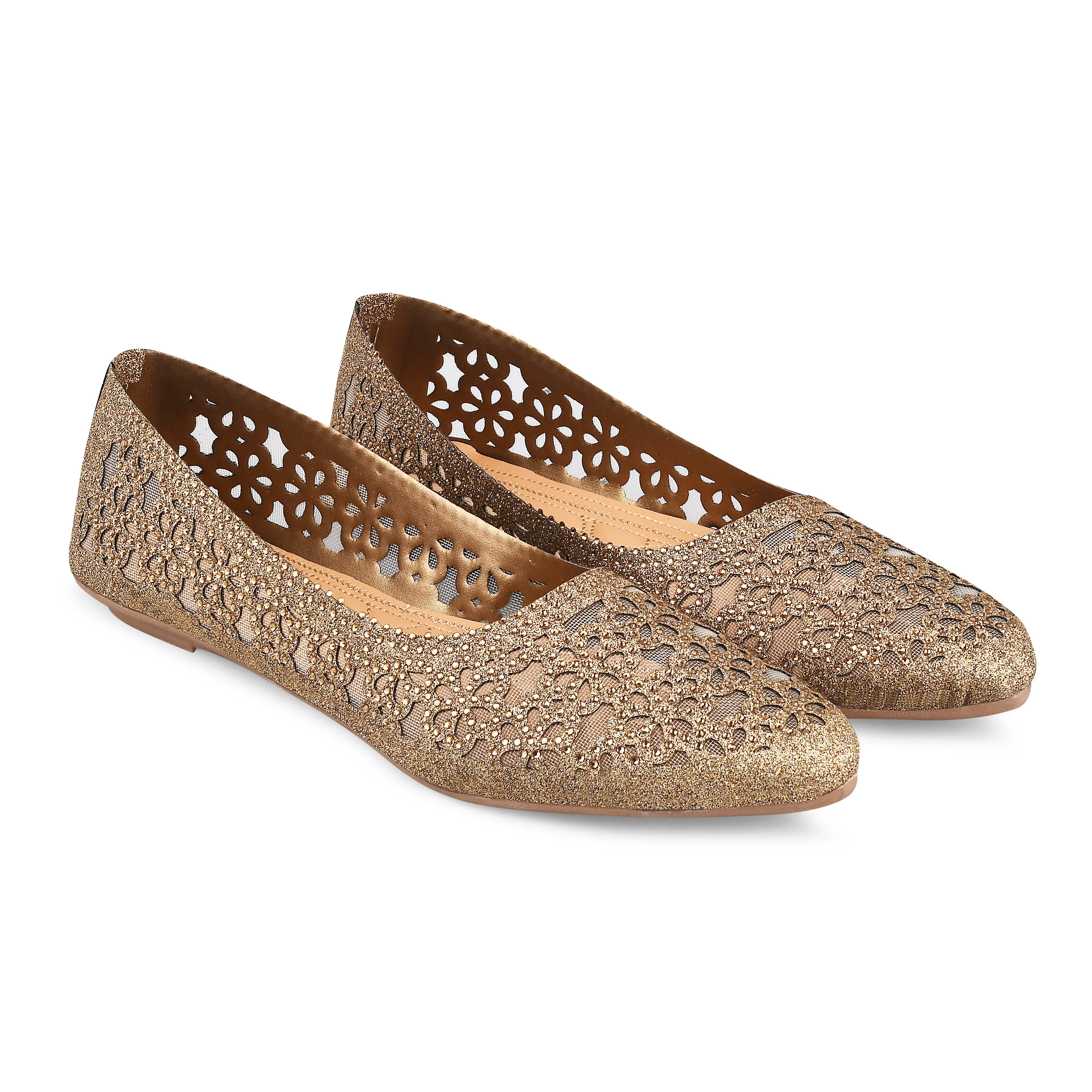 Pointed-Toe Ballerinas Flat Jutti